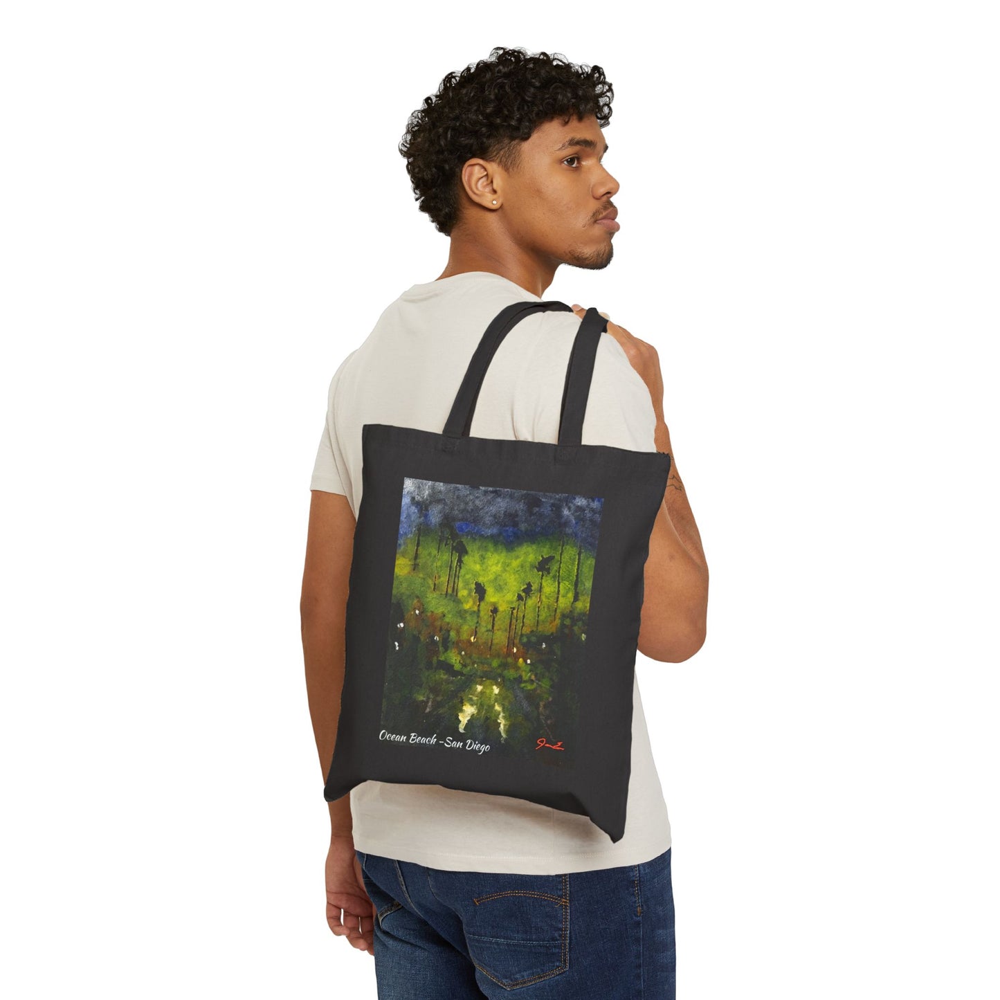 OB Night Cotton Canvas Tote Bag