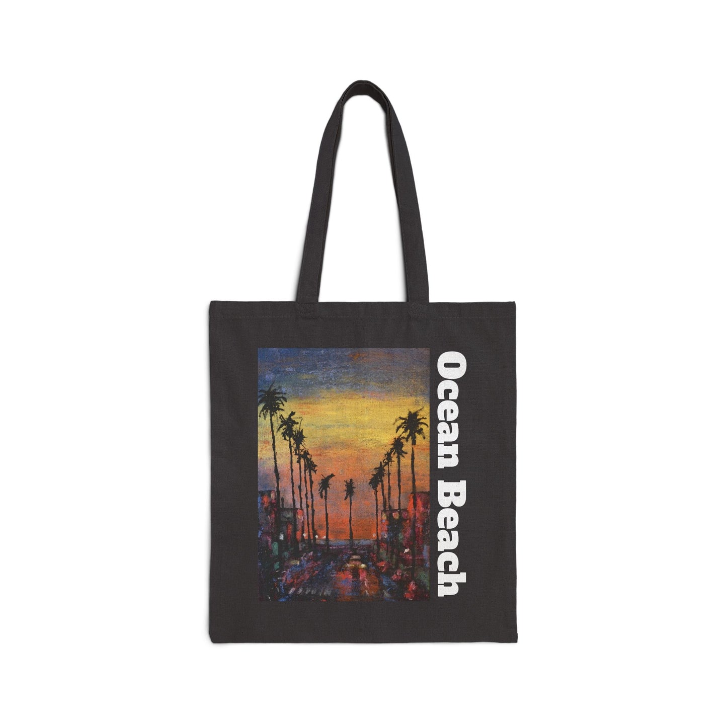 Newport Ave Cotton Canvas Tote Bag